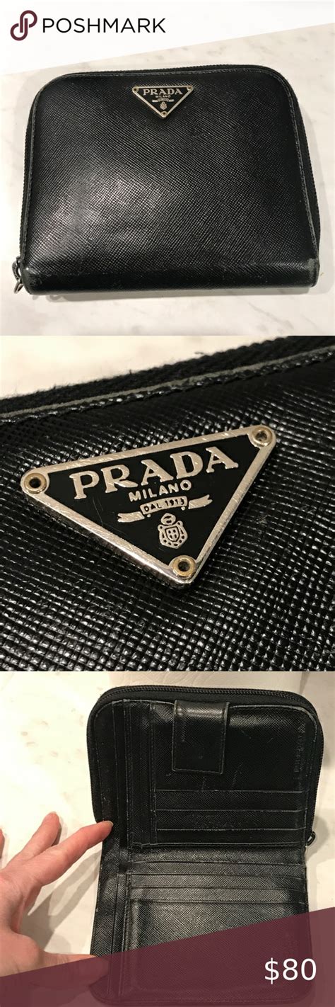 prada wallst|vintage prada wallet.